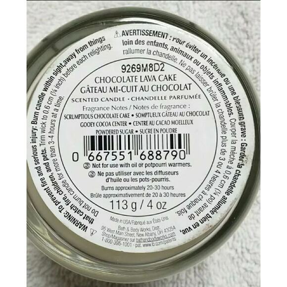 BBW Chocolate & Peppermint Lovers Single Wick Candle Home Fragrance Decor - Picture 4 of 4